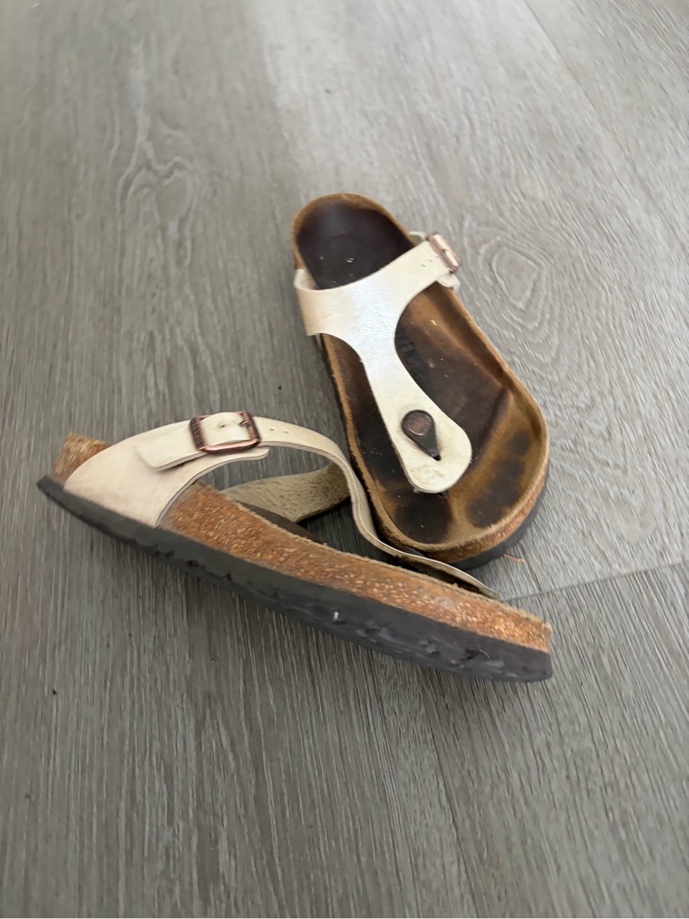 Birkenstock gizeh Beige‎ Cork Footbed Thong Sandals